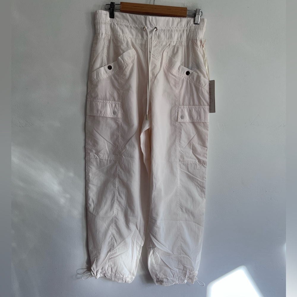 Athleta ~ Alicia Keys ~ Womens High Waist Utility Pant White Size 10 - Picture 2 of 9